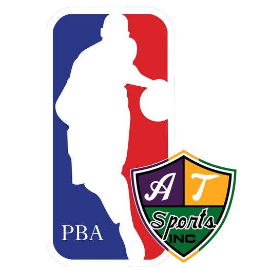 May be a graphic of basketball, football, basketball jersey and text that says 'PBA AT Sports'